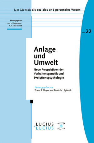 Buchcover Anlage und Umwelt  | EAN 9783110509403 | ISBN 3-11-050940-7 | ISBN 978-3-11-050940-3