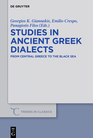 Buchcover Studies in Ancient Greek Dialects  | EAN 9783110531251 | ISBN 3-11-053125-9 | ISBN 978-3-11-053125-1