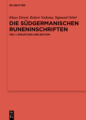Buchcover Die südgermanischen Runeninschriften | Klaus Düwel | EAN 9783110533194 | ISBN 3-11-053319-7 | ISBN 978-3-11-053319-4