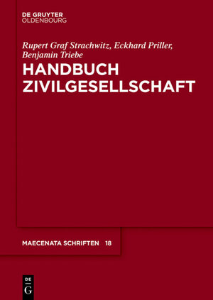 Buchcover Handbuch Zivilgesellschaft | Rupert Graf Strachwitz | EAN 9783110551297 | ISBN 3-11-055129-2 | ISBN 978-3-11-055129-7