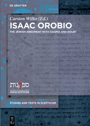 Buchcover Isaac Orobio | EAN 9783110575613 | ISBN 3-11-057561-2 | ISBN 978-3-11-057561-3