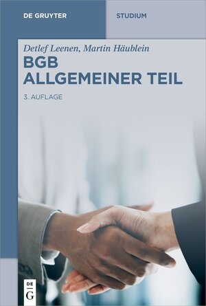 Buchcover BGB Allgemeiner Teil | Detlef Leenen | EAN 9783110602876 | ISBN 3-11-060287-3 | ISBN 978-3-11-060287-6