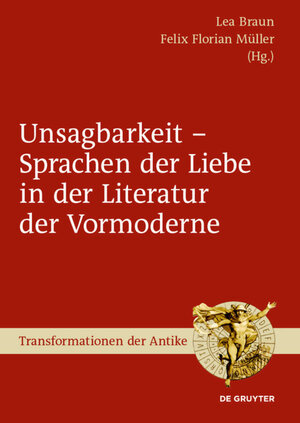 Buchcover UNSAGBARKEIT (BRAUN/MUELLER) TA 59  | EAN 9783110623949 | ISBN 3-11-062394-3 | ISBN 978-3-11-062394-9