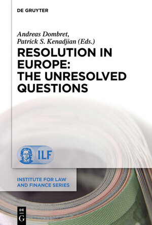 Buchcover Resolution in Europe: The Unresolved Questions  | EAN 9783110640212 | ISBN 3-11-064021-X | ISBN 978-3-11-064021-2