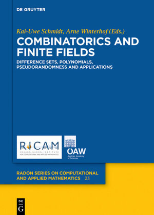 Buchcover Combinatorics and Finite Fields  | EAN 9783110642094 | ISBN 3-11-064209-3 | ISBN 978-3-11-064209-4