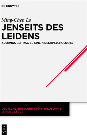 Buchcover Jenseits des Leidens | Ming-Chen Lo | EAN 9783110642223 | ISBN 3-11-064222-0 | ISBN 978-3-11-064222-3