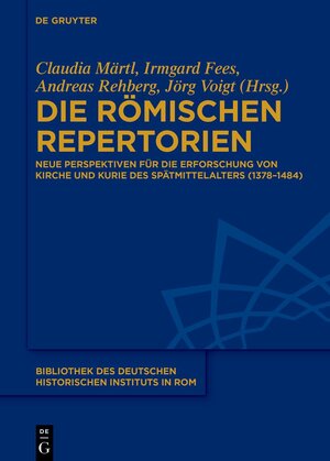 Buchcover Die römischen Repertorien  | EAN 9783110645842 | ISBN 3-11-064584-X | ISBN 978-3-11-064584-2