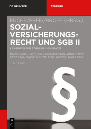 Buchcover Sozialversicherungsrecht und SGB II | Stefan Greiner | EAN 9783110648881 | ISBN 3-11-064888-1 | ISBN 978-3-11-064888-1