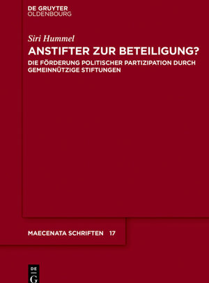 Buchcover Anstifter zur Beteiligung? | Siri Hummel | EAN 9783110652383 | ISBN 3-11-065238-2 | ISBN 978-3-11-065238-3