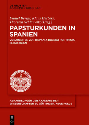 Buchcover Papsturkunden in Spanien  | EAN 9783110654516 | ISBN 3-11-065451-2 | ISBN 978-3-11-065451-6