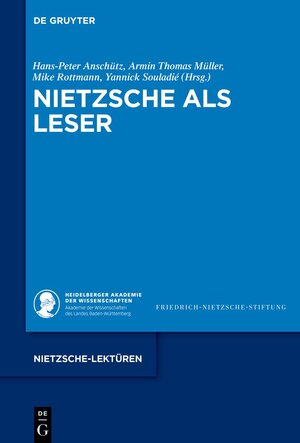 Buchcover Nietzsche als Leser | EAN 9783110658019 | ISBN 3-11-065801-1 | ISBN 978-3-11-065801-9
