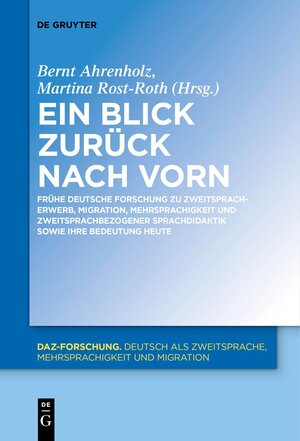 Buchcover Ein Blick zurück nach vorn  | EAN 9783110678161 | ISBN 3-11-067816-0 | ISBN 978-3-11-067816-1