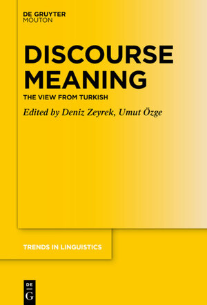 Buchcover Discourse Meaning  | EAN 9783110678925 | ISBN 3-11-067892-6 | ISBN 978-3-11-067892-5