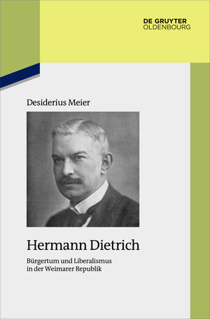 Buchcover Hermann Dietrich | Desiderius Meier | EAN 9783110681543 | ISBN 3-11-068154-4 | ISBN 978-3-11-068154-3