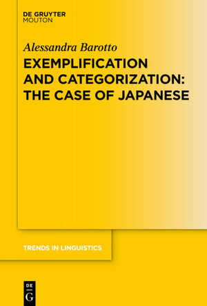 Buchcover Exemplification and Categorization | Alessandra Barotto | EAN 9783110722246 | ISBN 3-11-072224-0 | ISBN 978-3-11-072224-6