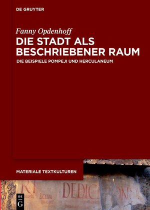 Buchcover Die Stadt als beschriebener Raum | Fanny Opdenhoff | EAN 9783110722758 | ISBN 3-11-072275-5 | ISBN 978-3-11-072275-8