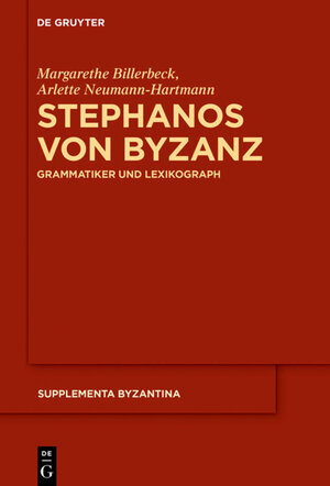 Buchcover Stephanos von Byzanz | Margarethe Billerbeck | EAN 9783110726855 | ISBN 3-11-072685-8 | ISBN 978-3-11-072685-5