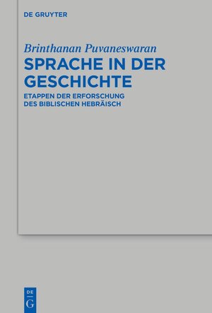 Buchcover Sprache in der Geschichte | Brinthanan Puvaneswaran | EAN 9783110748215 | ISBN 3-11-074821-5 | ISBN 978-3-11-074821-5