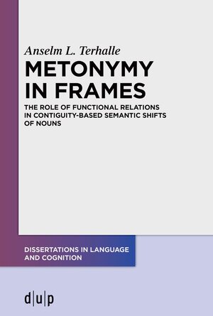 Buchcover Metonymy in Frames | Anselm L. Terhalle | EAN 9783110755565 | ISBN 3-11-075556-4 | ISBN 978-3-11-075556-5