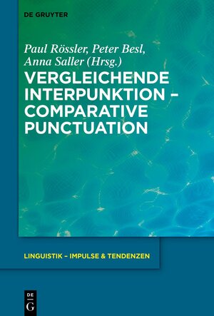 Buchcover Vergleichende Interpunktion – Comparative Punctuation | EAN 9783110756319 | ISBN 3-11-075631-5 | ISBN 978-3-11-075631-9