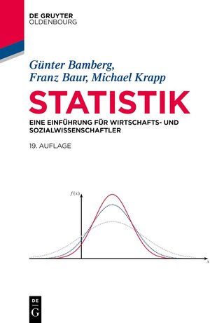 Buchcover Statistik | Günter Bamberg | EAN 9783110759198 | ISBN 3-11-075919-5 | ISBN 978-3-11-075919-8