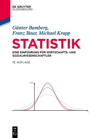 Buchcover Statistik | Günter Bamberg | EAN 9783110759327 | ISBN 3-11-075932-2 | ISBN 978-3-11-075932-7