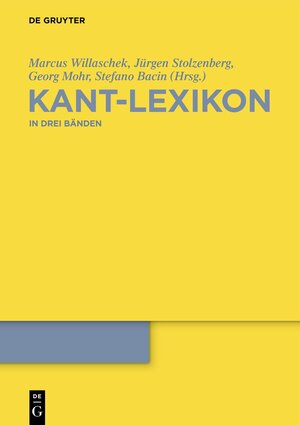 Buchcover Kant-Lexikon  | EAN 9783110762433 | ISBN 3-11-076243-9 | ISBN 978-3-11-076243-3