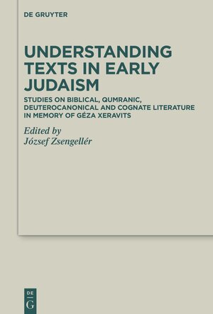 Buchcover Understanding Texts in Early Judaism  | EAN 9783110768534 | ISBN 3-11-076853-4 | ISBN 978-3-11-076853-4