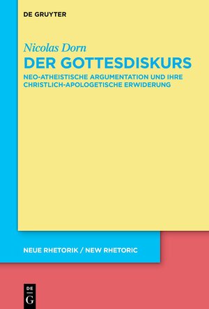 Buchcover Der Gottesdiskurs | Nicolas Dorn | EAN 9783110771763 | ISBN 3-11-077176-4 | ISBN 978-3-11-077176-3