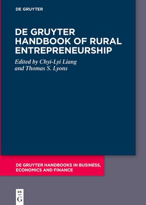 Buchcover De Gruyter Handbook of Rural Entrepreneurship | EAN 9783110791495 | ISBN 3-11-079149-8 | ISBN 978-3-11-079149-5