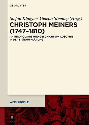 Buchcover Christoph Meiners (1747–1810)  | EAN 9783110794922 | ISBN 3-11-079492-6 | ISBN 978-3-11-079492-2