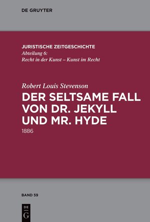 Buchcover Der seltsame Fall von Dr. Jekyll und Mr. Hyde | Robert Louis Stevenson | EAN 9783110795363 | ISBN 3-11-079536-1 | ISBN 978-3-11-079536-3