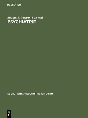 Buchcover Psychiatrie  | EAN 9783110814712 | ISBN 3-11-081471-4 | ISBN 978-3-11-081471-2