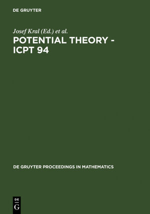 Buchcover Potential Theory - ICPT 94  | EAN 9783110818574 | ISBN 3-11-081857-4 | ISBN 978-3-11-081857-4