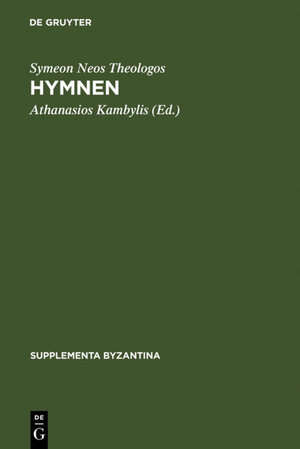 Buchcover Hymnen  | EAN 9783110833447 | ISBN 3-11-083344-1 | ISBN 978-3-11-083344-7