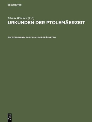 Buchcover Papyri aus Oberägypten | EAN 9783110842920 | ISBN 3-11-084292-0 | ISBN 978-3-11-084292-0