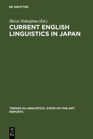 Buchcover Current English Linguistics in Japan  | EAN 9783110854213 | ISBN 3-11-085421-X | ISBN 978-3-11-085421-3