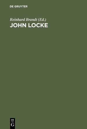 Buchcover John Locke  | EAN 9783110861648 | ISBN 3-11-086164-X | ISBN 978-3-11-086164-8