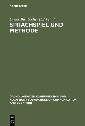 Buchcover Sprachspiel und Methode  | EAN 9783110862423 | ISBN 3-11-086242-5 | ISBN 978-3-11-086242-3