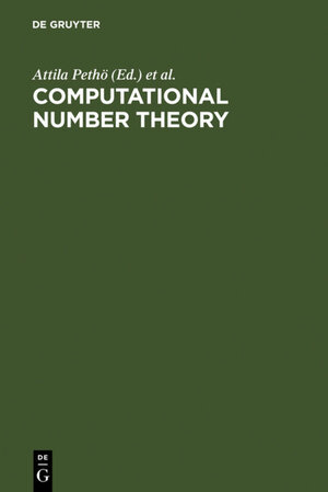Buchcover Computational Number Theory  | EAN 9783110865950 | ISBN 3-11-086595-5 | ISBN 978-3-11-086595-0