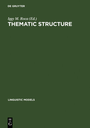 Buchcover Thematic Structure  | EAN 9783110872613 | ISBN 3-11-087261-7 | ISBN 978-3-11-087261-3