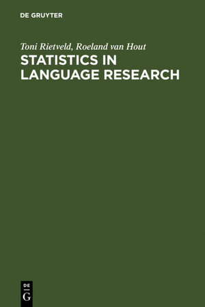Buchcover Statistics in Language Research | Toni Rietveld | EAN 9783110877809 | ISBN 3-11-087780-5 | ISBN 978-3-11-087780-9