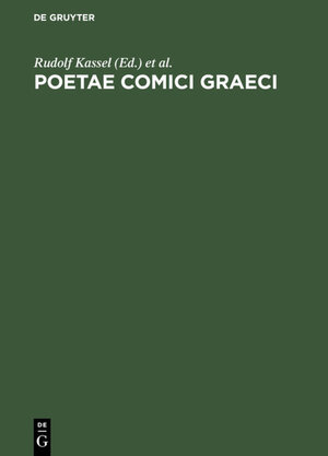Buchcover Poetae Comici Graeci / Adespota  | EAN 9783110895513 | ISBN 3-11-089551-X | ISBN 978-3-11-089551-3