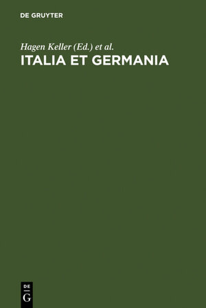 Buchcover Italia et Germania  | EAN 9783110910353 | ISBN 3-11-091035-7 | ISBN 978-3-11-091035-3