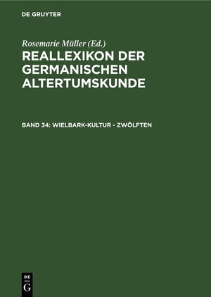 Buchcover Reallexikon der Germanischen Altertumskunde / Wielbark-Kultur - Zwölften  | EAN 9783110920413 | ISBN 3-11-092041-7 | ISBN 978-3-11-092041-3