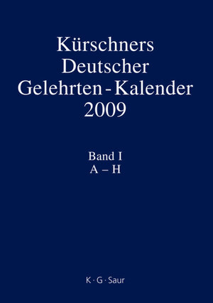 Buchcover 2009 | EAN 9783110932195 | ISBN 3-11-093219-9 | ISBN 978-3-11-093219-5