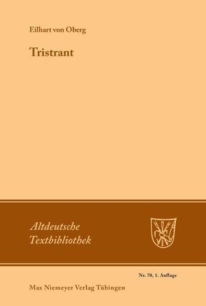 Buchcover Tristrant | Eilhart von Oberg | EAN 9783110938791 | ISBN 3-11-093879-0 | ISBN 978-3-11-093879-1