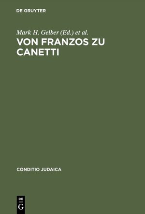 Buchcover Von Franzos zu Canetti  | EAN 9783110941371 | ISBN 3-11-094137-6 | ISBN 978-3-11-094137-1