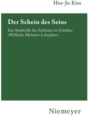Buchcover Der Schein des Seins | Hee-Ju Kim | EAN 9783110942712 | ISBN 3-11-094271-2 | ISBN 978-3-11-094271-2