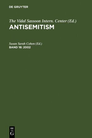 Buchcover Antisemitism / 2002  | EAN 9783110944174 | ISBN 3-11-094417-0 | ISBN 978-3-11-094417-4